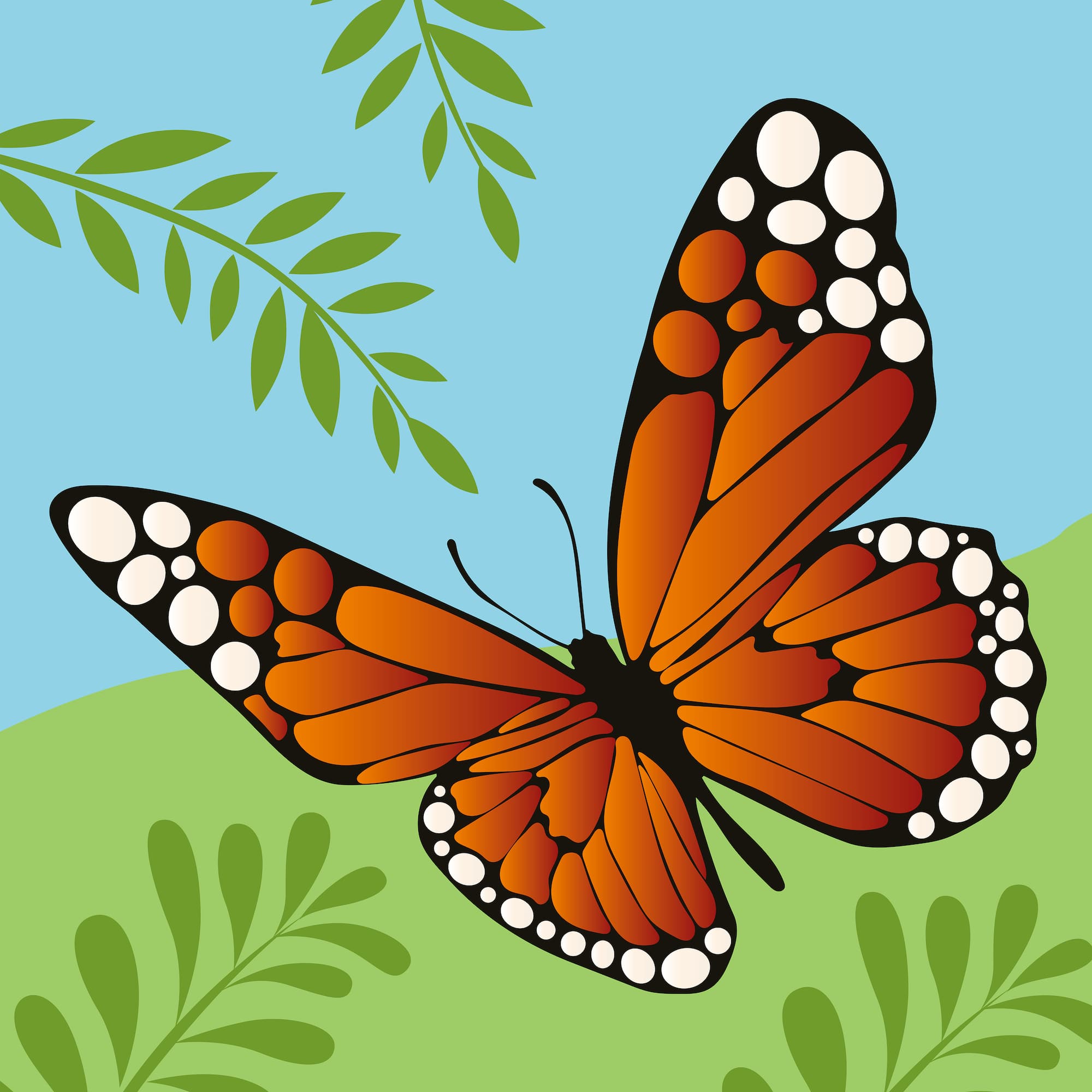 Butterflies Mini Canvas Painting Kit by Craft Smart®